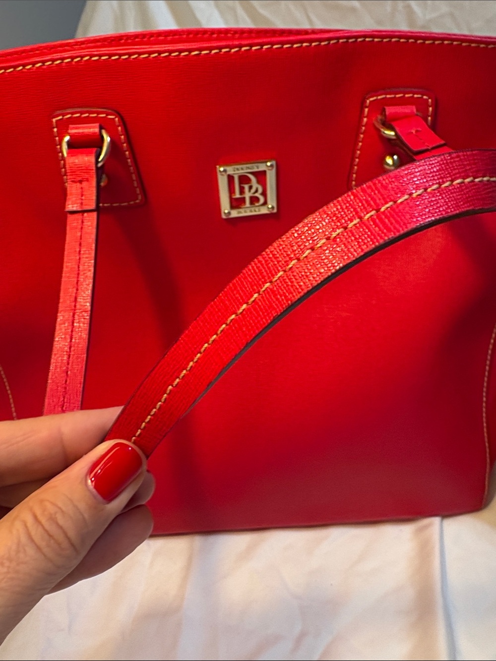 Dooney & Bourke Rec Leather Tote Bag - Picture 11 of 13